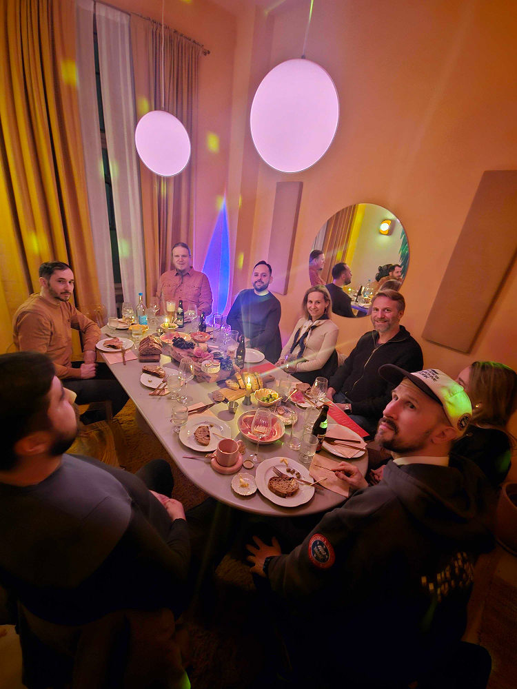 Berlin EXEC DINNER — engineering leaders sharing a meal and conversation