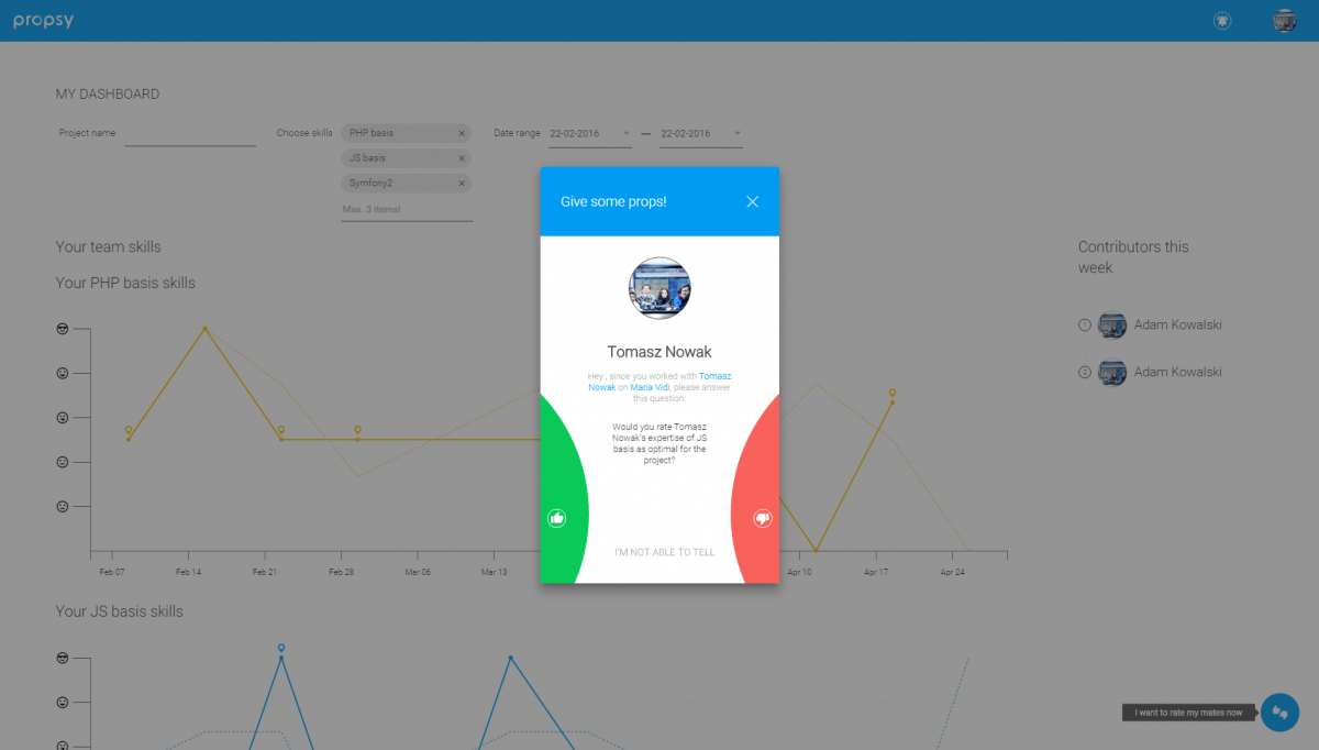 Propsy - hackathon 2016