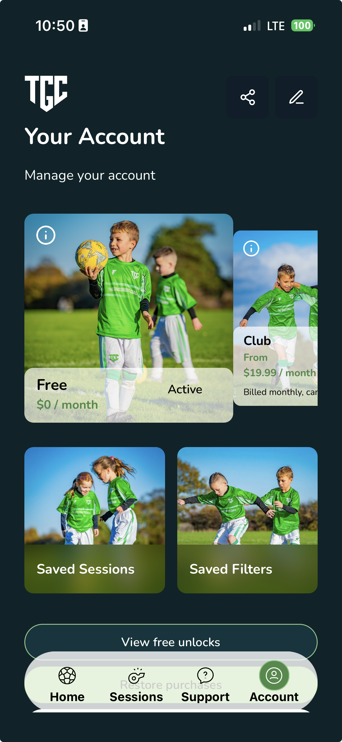 The Grassroots Coach subscriptions