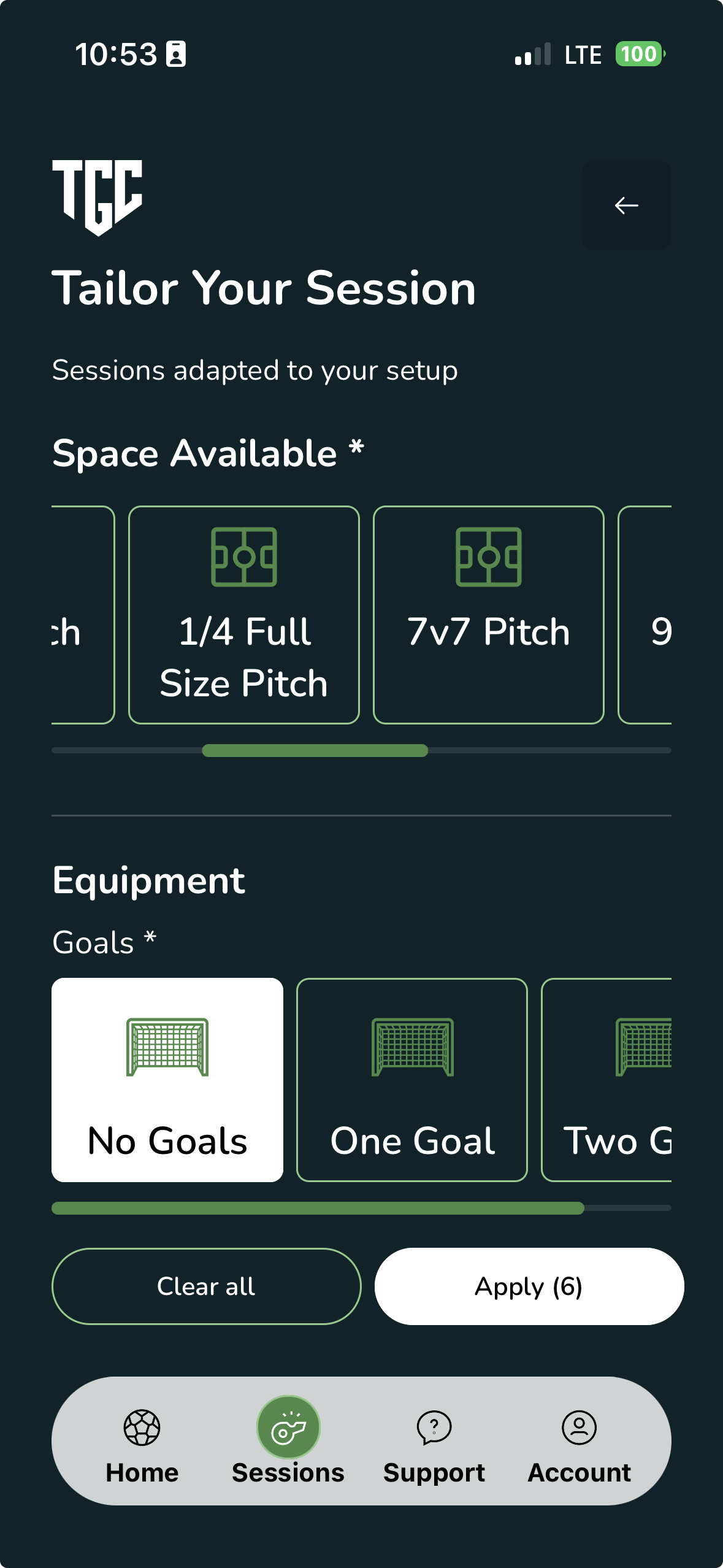 The Grassroots Coach pitch filters