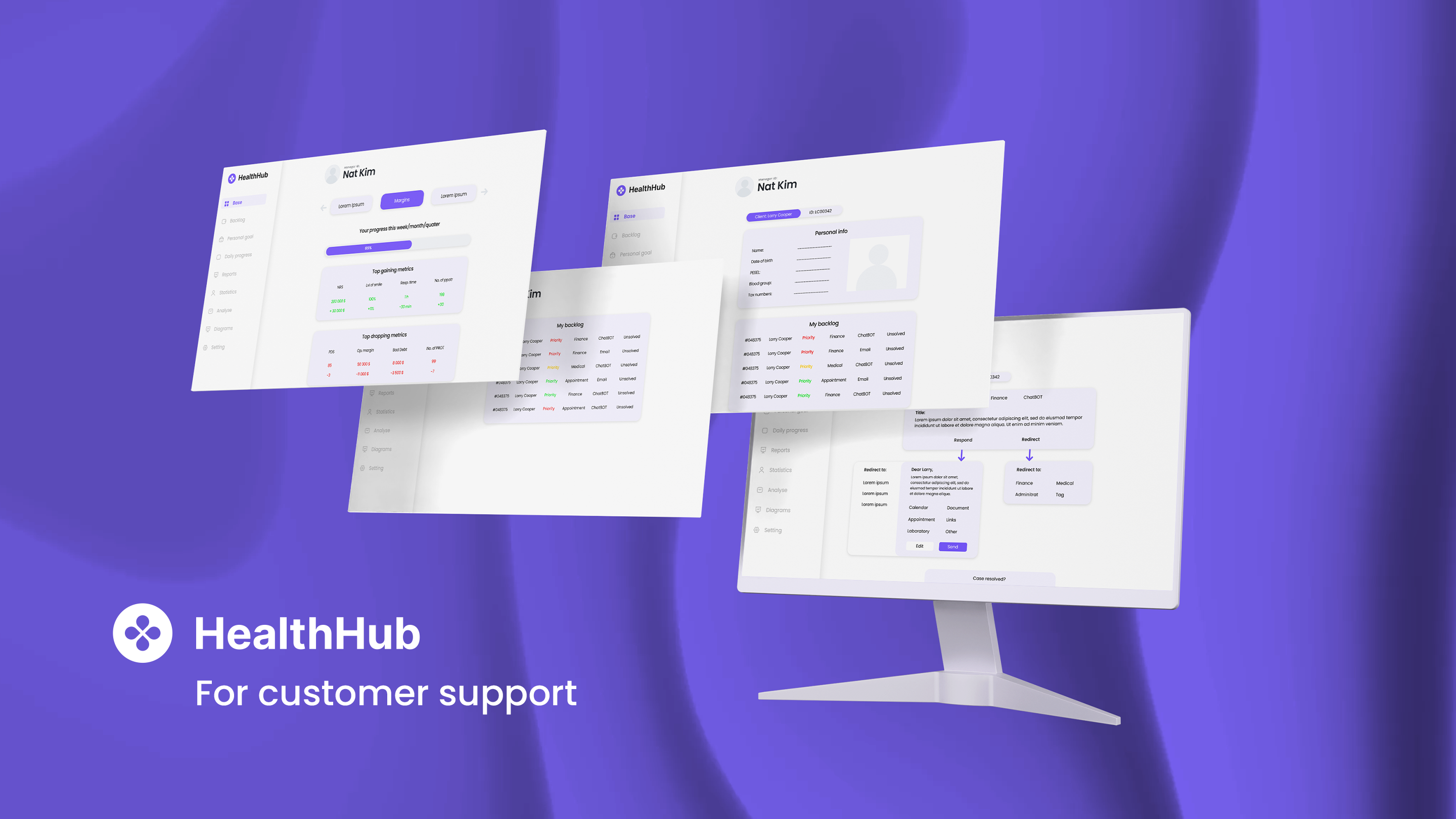 HealthHub – Concept of streamlining healthcare support through AI-driven SaaS - Process - Image 1