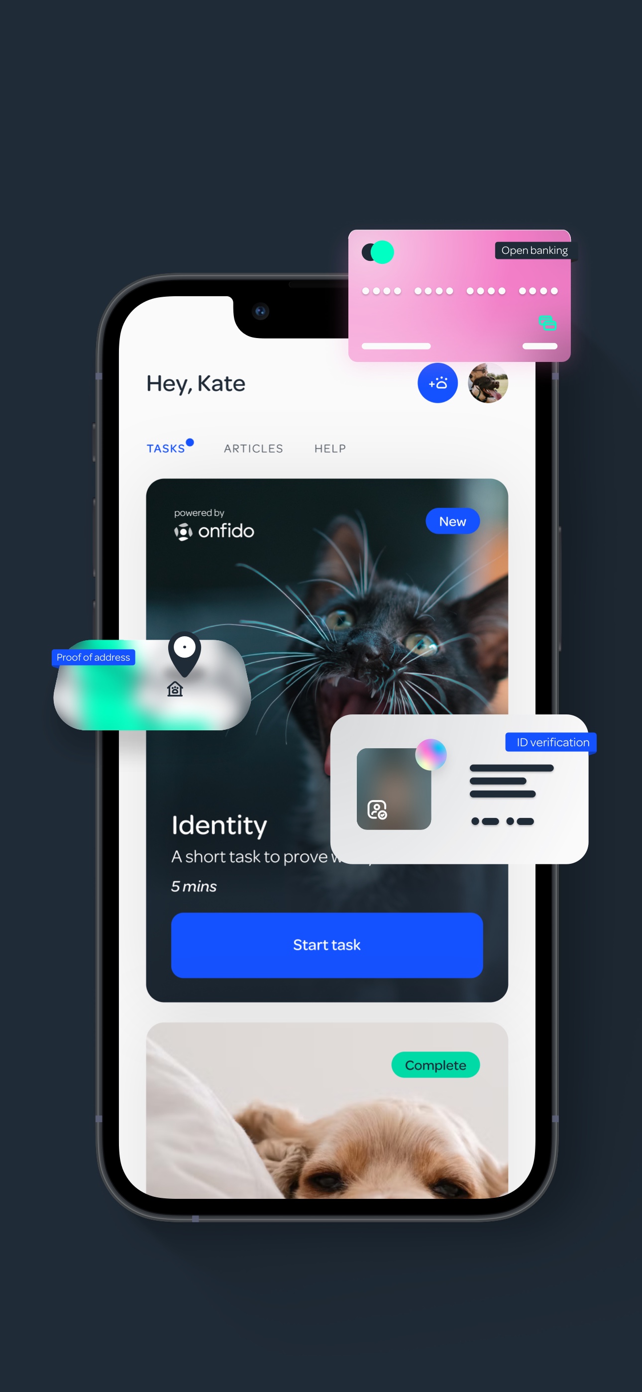 Building trust in pet transactions with secure identity verification