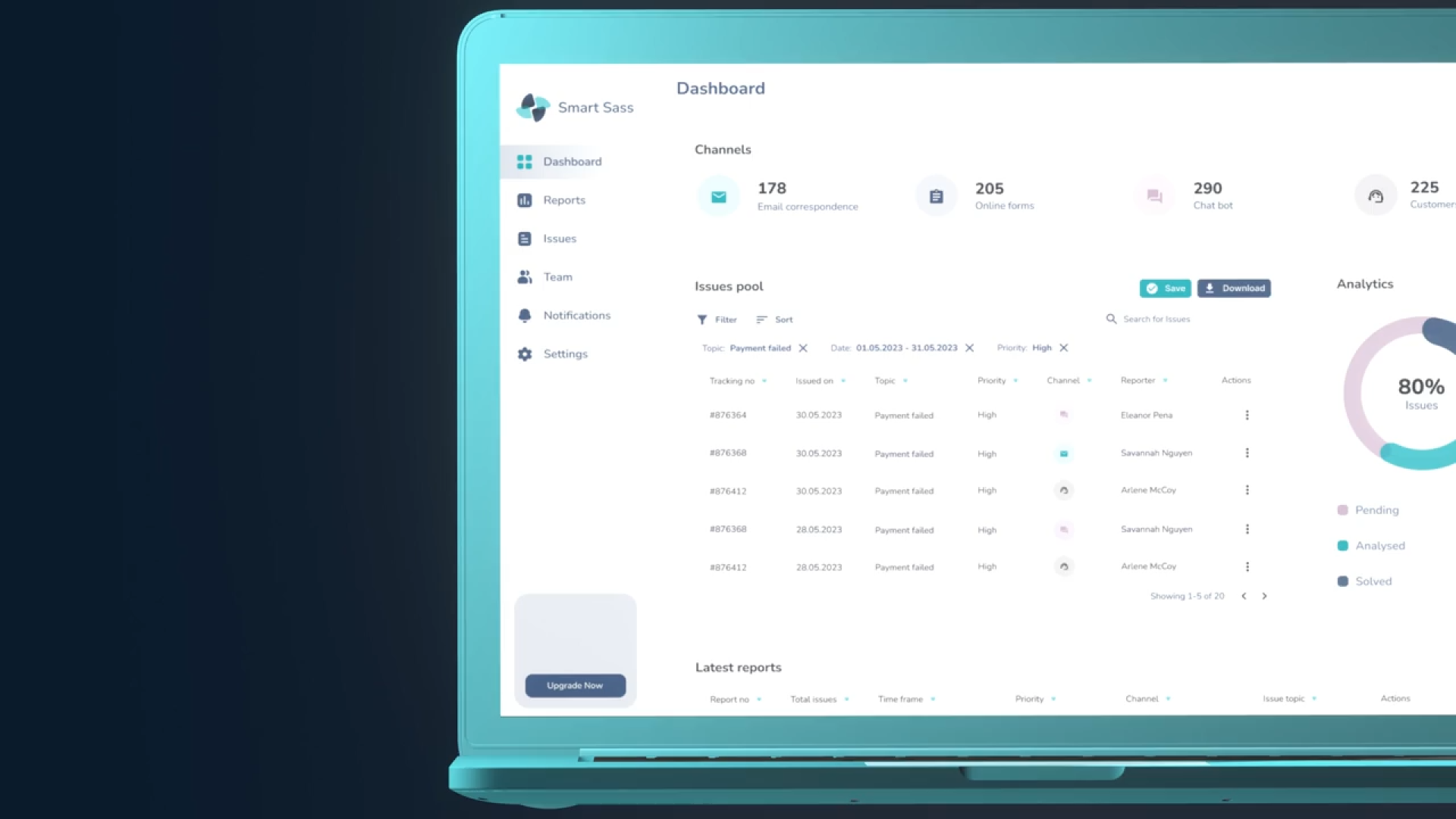 Smart SaaS – AI-driven platform transforming customer feedback management